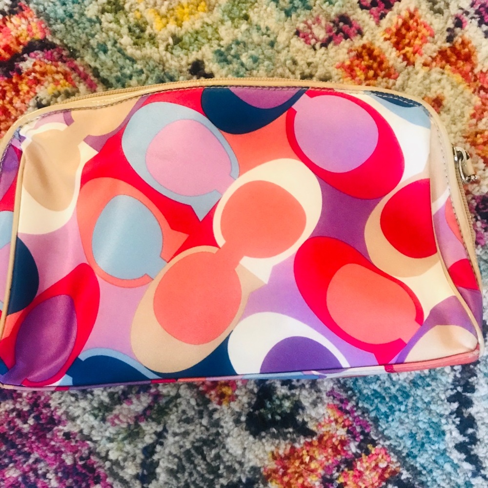 Vintage Coach make up bag